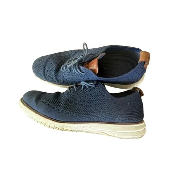 Cole Haan Mens 2 Zerogrand Stitchlite Lace up Casual shoes sz 10M navy brown - Picture 8 of 12